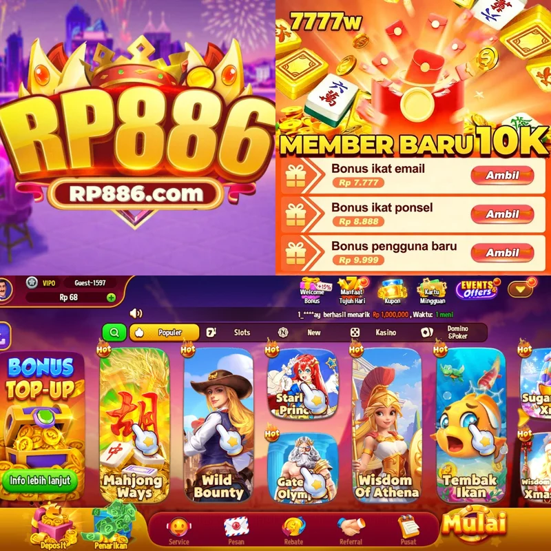 RP886 bonus member baru